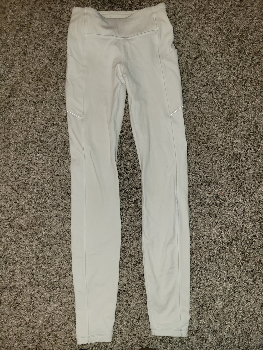 Lululemon White Yoga Pants